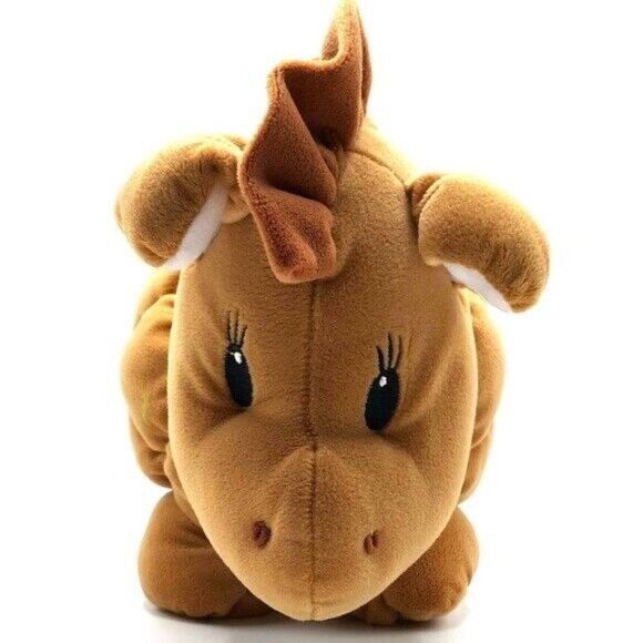 Commonwealth Quilted Horse Plush Brown 19" Mane Soft Toy Stuffed Animal PIllow - Picture 2 of 9